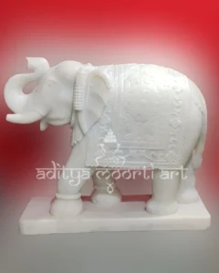 elephant marble statue