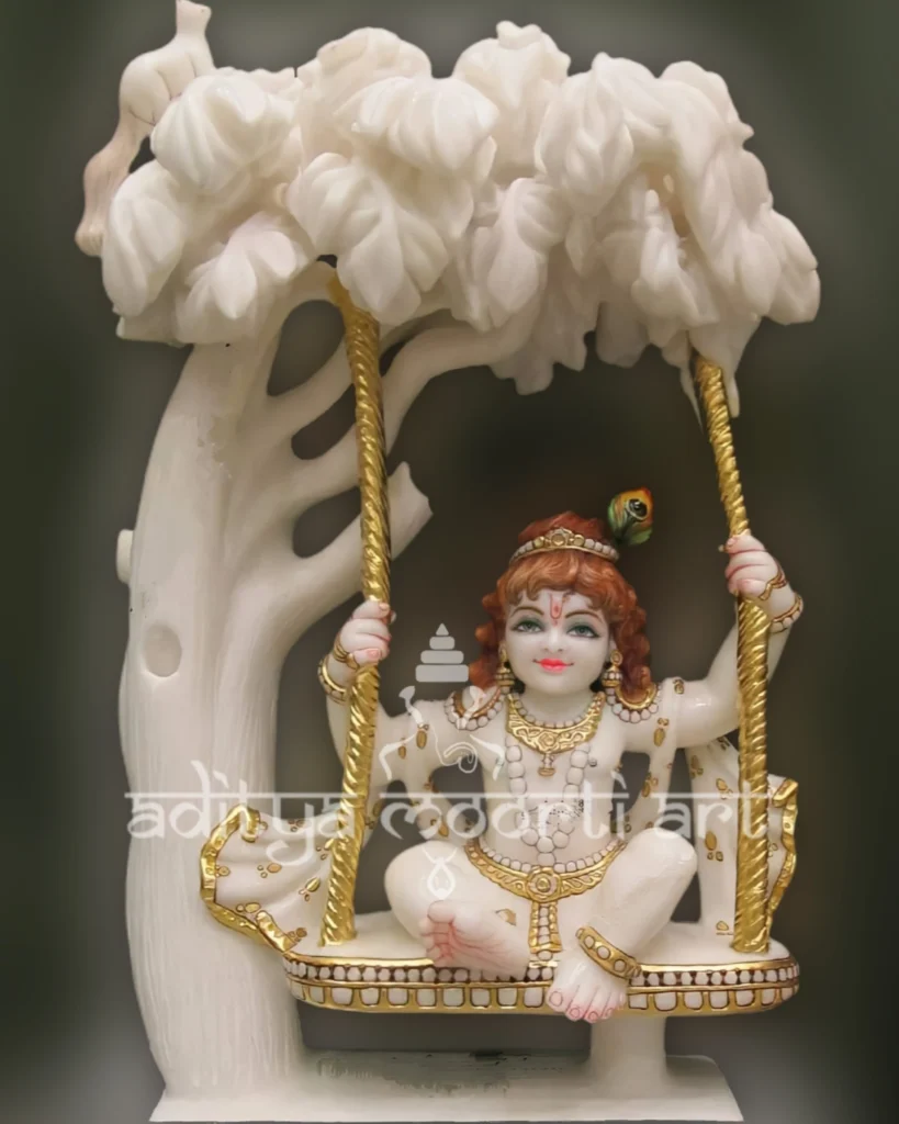 exquisite Lord Krishna statue