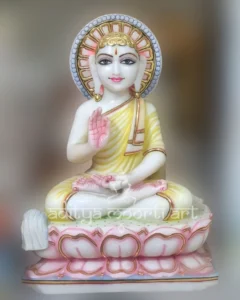 gautam swami marble statue