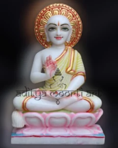 jain gautam swami marble statue