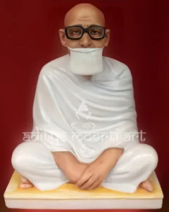 jain maharaj marble statue