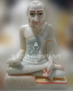 jain maharaj rajendra suri marble statue