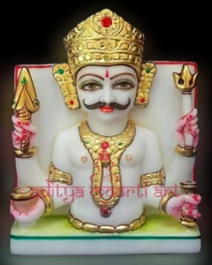 jain nakoda bhairav marble murti