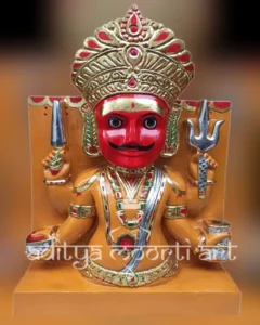 jain nakoda bhairav marble statue
