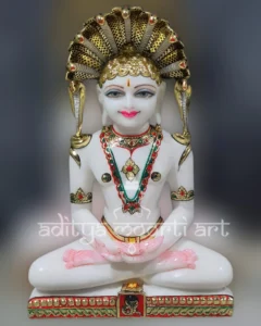 jain parshvanath bhagwan marble statue