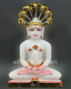 jain parshvanath marble idol