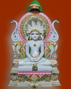 jain parshvanath statue with bhawmandal