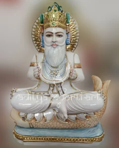 jhulelal marble statue