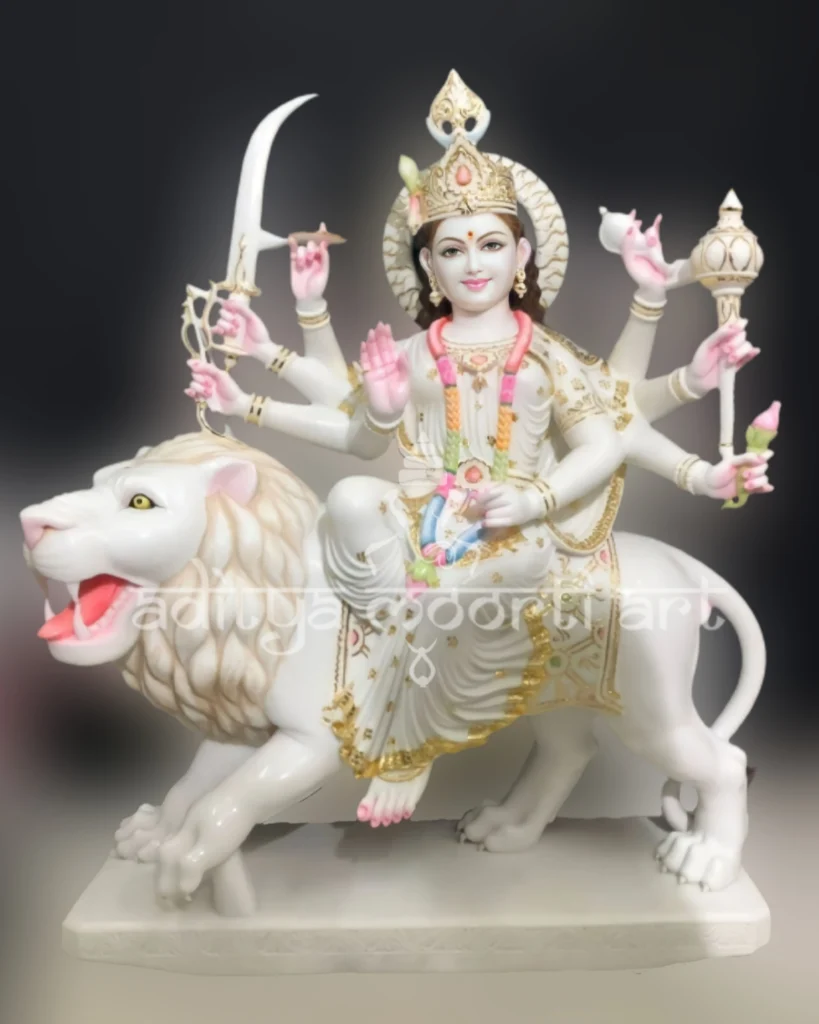 maa durga statue