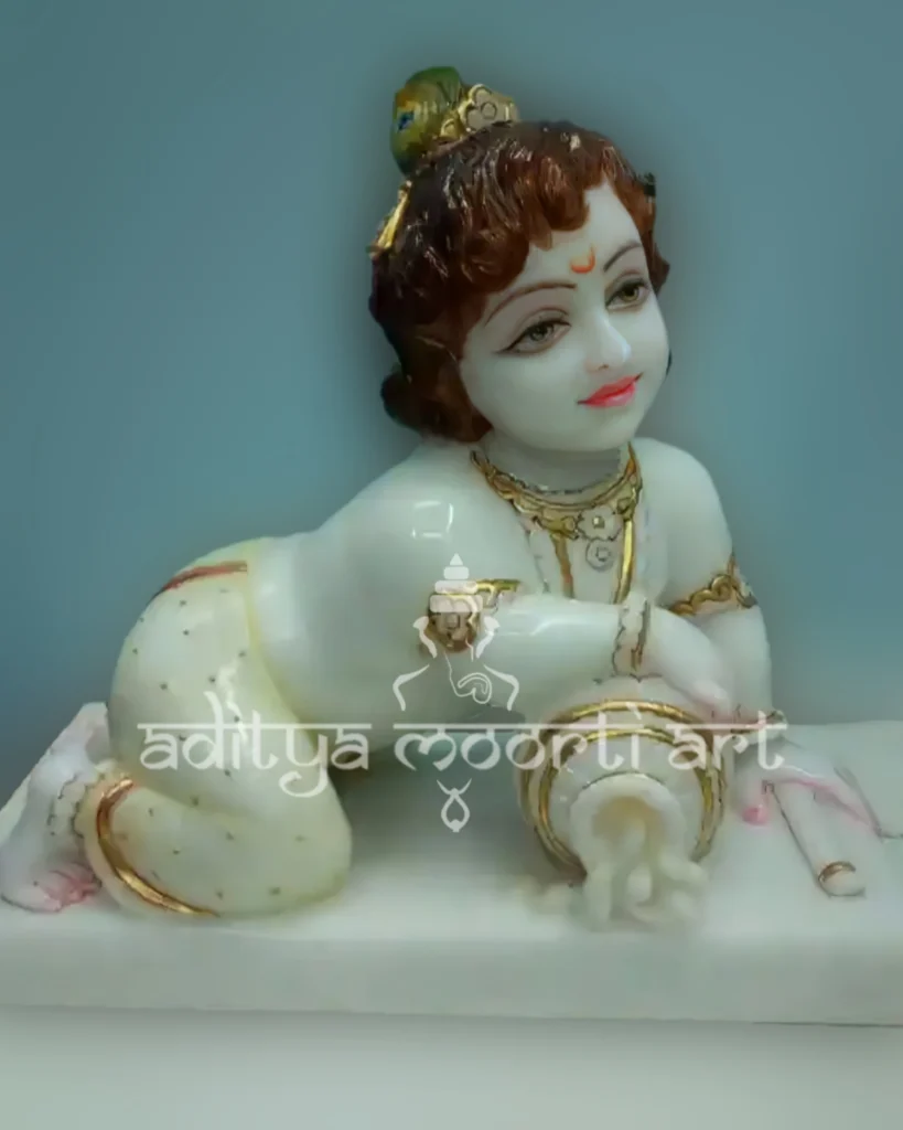 marble Bal Gopal statue