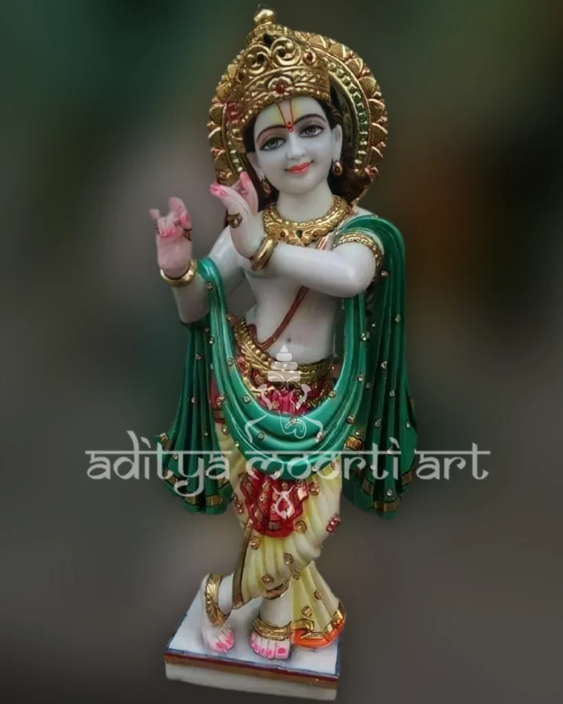 marble God Krishna statue