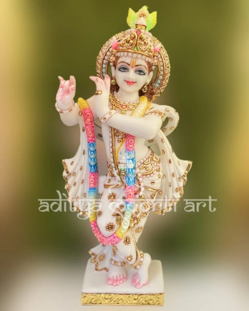 marble Krishna idol
