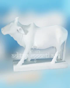 marble cow statue