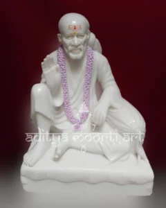 marble dwarkamai sai baba statue