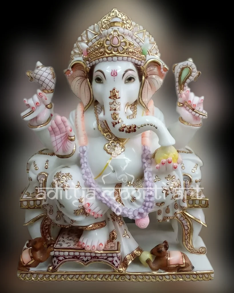 marble ganesha statue