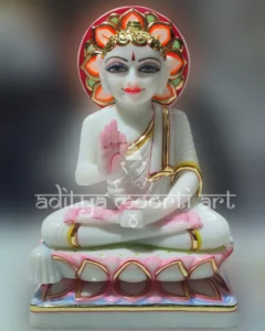 marble gautam swami statue mumbai