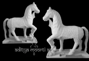 marble horse statue