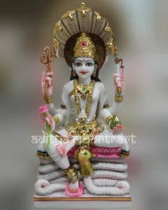 marble jain padmavati mata statue