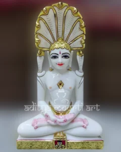 marble jain parasnath statue