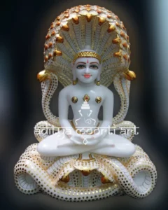 marble jain parshavnath statue