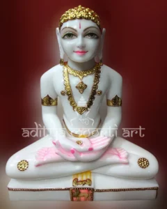 marble mahaveer swami moorti