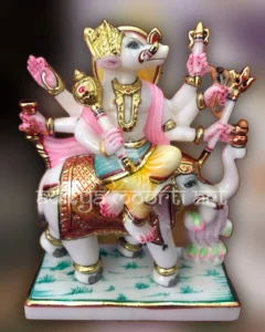 marble manibhadra veer moorti