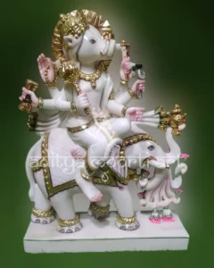 marble manibhadra veer murti