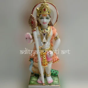 marble murugan statue