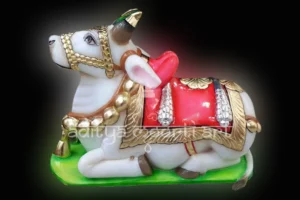 marble nandi statue