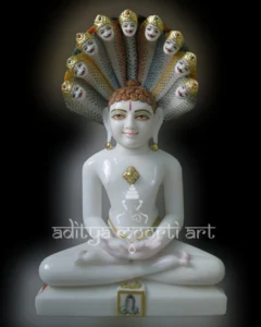 marble parshvanath swami moorti