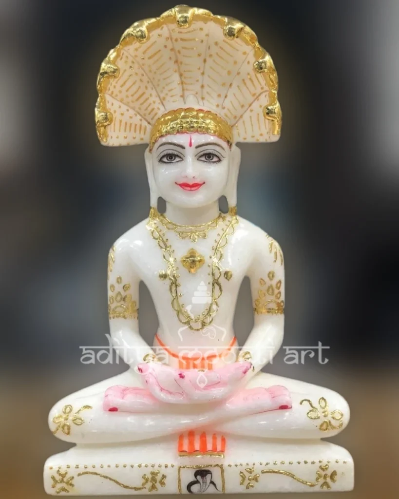 marble parshwanath bhagwan murti