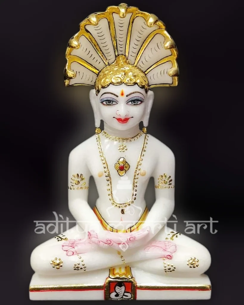 marble parshwanath statue