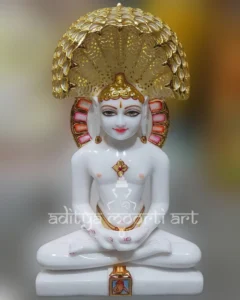 marble parshwanath swami statue