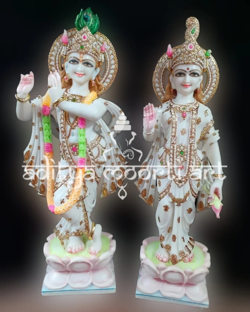 marble radha krishna murti supplier