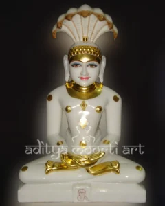 marble shankeshwar parshwanath statue