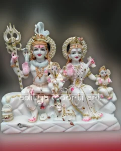 marble shiv parvati statues exporter