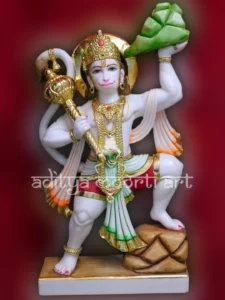 marble veer hanuman statue