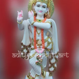 premium quality krishna idol in marble