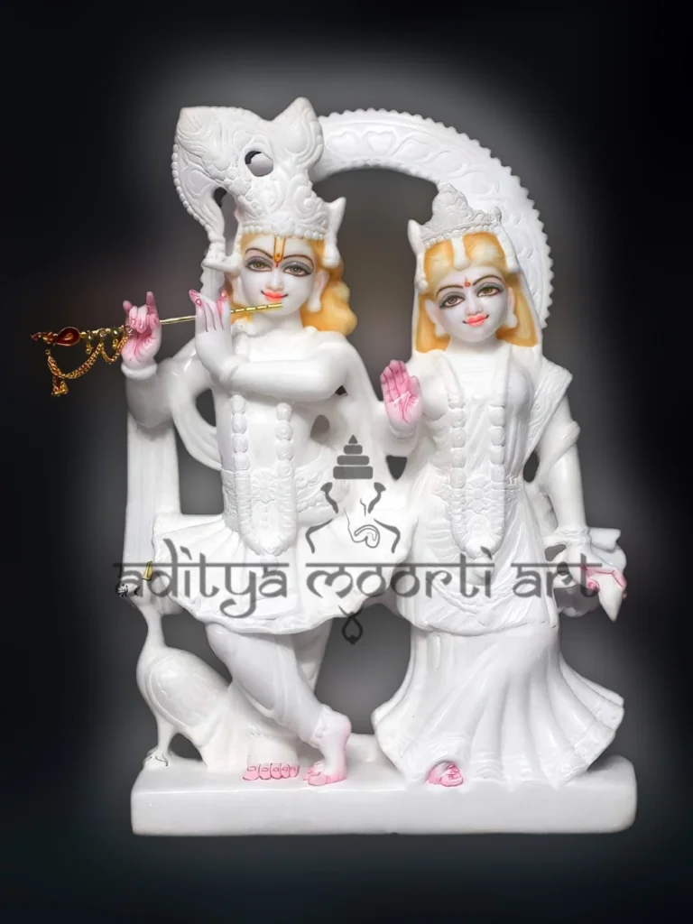 radha krishna statue for temple