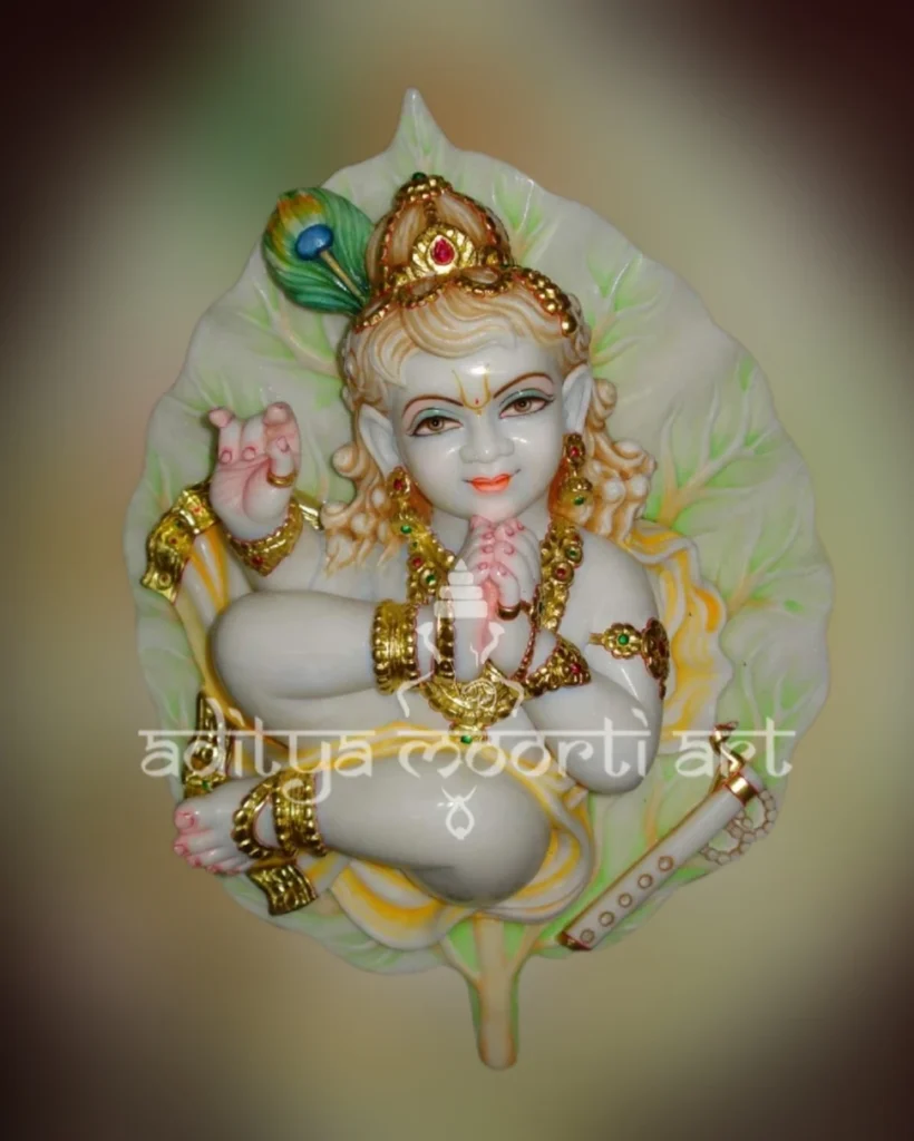 unique marble krishna statue